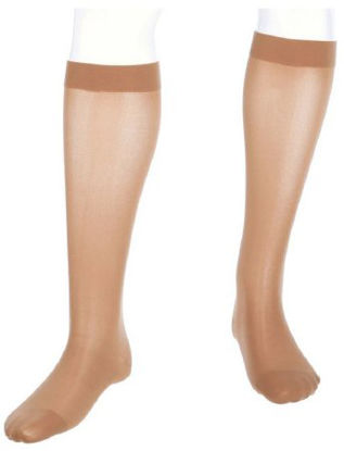 Picture of Compression Stocking Medi Assure Knee High Large Beige Closed Toe13703
