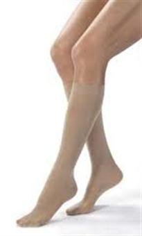 Picture of Compression Stocking JOBST® Opaque Thigh High Small Beige Closed Toe115286