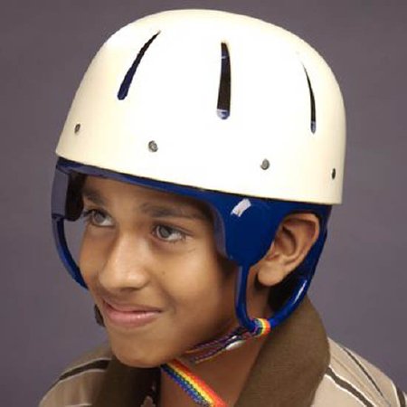 Picture of Hard Shell Helmet White / Blue Large924335