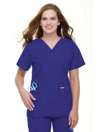 Picture of Scrub Shirt Medium Grape 4 Pockets Short Set-In Sleeve Female8219RPPMED