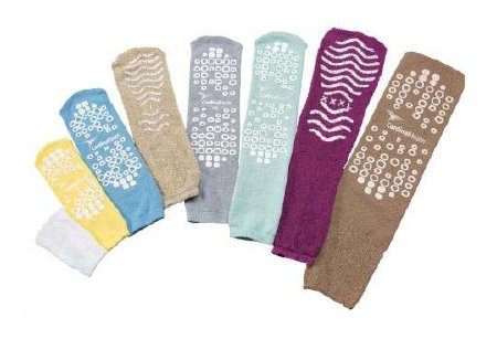 Picture of Slipper Socks Small Yellow Above the Ankle68125-YEL