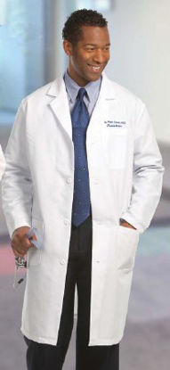 Picture of Lab Coat White Size 38 Knee Length Reusable485-SZ38