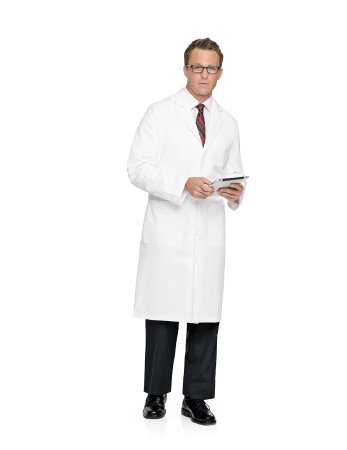 Picture of Lab Coat White Size 38 Knee Length Reusable3138WWF38