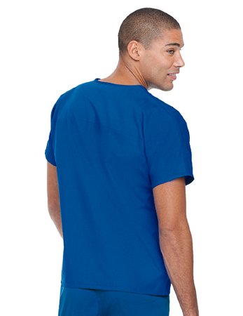 Picture of Scrub Shirt Small Nautical Blue 1 Pocket Short Sleeve Unisex71221NAUTSM