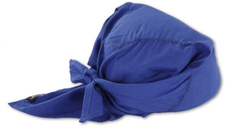 Picture of Evaporative Cooling Triangle Hat with Cooling Towel Chill-Its® Blue One Size Fits Most12587
