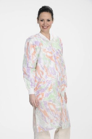 Picture of Lab Coat ValuMax® Extra-Safe™ Multicolor Small Knee Length Limited Reuse3660PGOS