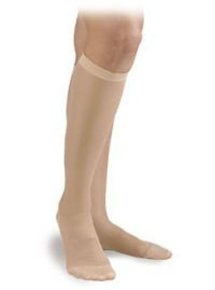 Picture of Compression Socks JOBST® Activa® Sheer Therapy Knee High Size C Black Closed ToeH2363