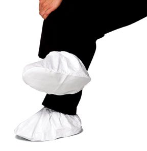 Picture of Cleanroom Shoe Cover DuPont™ Tyvek® IsoClean® Small Shoe High PVC Sole White NonSterile17988103