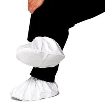 Picture of Cleanroom Shoe Cover DuPont™ Tyvek® IsoClean® Small Shoe High PVC Sole White NonSterile17988103