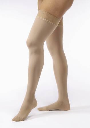 Picture of Compression Stocking JOBST® Opaque Knee High Small Beige Closed Toe115282