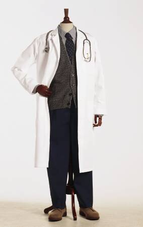 Picture of Lab Coat White Size 40 / X-Long Knee Length Reusable6480-SZ40