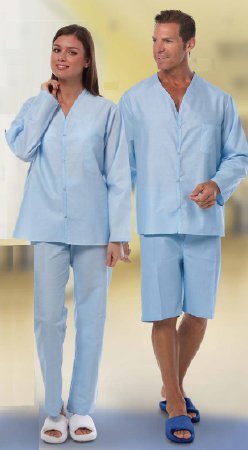 Picture of Pajama Shorts Medium Light Blue Adult Unisex7837-M