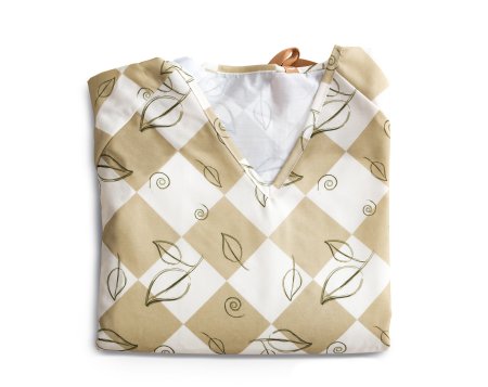 Picture of Patient Exam Gown 3X-Large Leaves Sand Print Reusable74750748