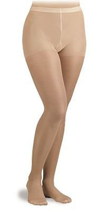 Picture of Compression Pantyhose JOBST® Activa® Sheer Therapy Waist High Size D Nude Closed ToeH2104