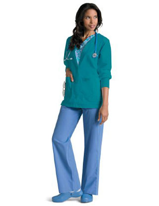 Picture of Warm-Up Jacket Teal 2X-Large Hip Length Reusable7535BTP2XLG