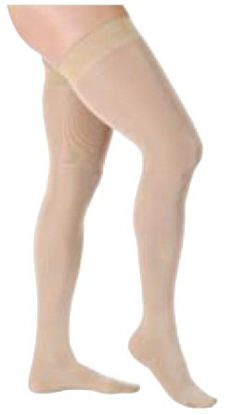 Picture of Anti-embolism Stocking JOBST® Thigh High Large / Petite Natural Closed Toe115662