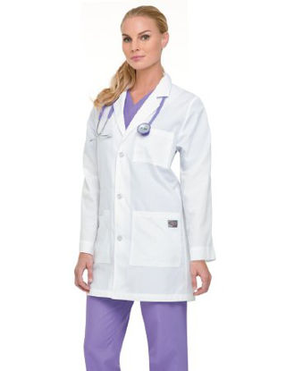Picture of Lab Coat White Small Mid Length Reusable86002-SML