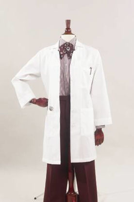 Picture of Lab Coat White Medium Knee Length Reusable407 M