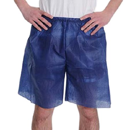 Picture of PANTS, SCRUB SHORT NON-WOVEN FABRIC BLU 2XLG (10/PK 5PK/CS)3424NBXL