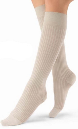 Picture of Compression Socks JOBST® soSoft Knee High Medium Sand Closed Toe120250