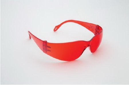 Picture of Safety Glasses ProVision® Bonding Wraps™ Wraparound Red Tint Polycarbonate Lens Red Frame Over Ear One Size Fits Most3600