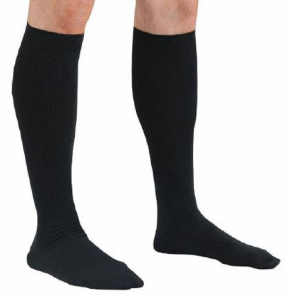 Picture of Compression Socks JOBST® Activa Knee High Medium Black Closed ToeH3462