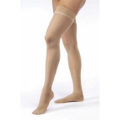 Picture of Compression Stocking JOBST® UltraSheer Thigh High X-Large Natural Closed Toe122315