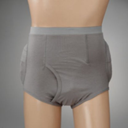 Picture of Hip Protection Brief Community Hipsters® Brief 2X-Large Gray Male6031XXL