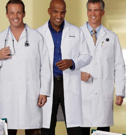 Picture of Lab Coat White Size 36 Knee Length Reusable482-SZ36