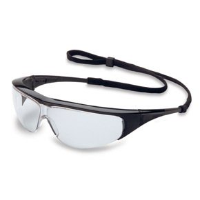 Picture of Safety Glasses Uvex Millennia™ Antifog Coating Clear Tint Polycarbonate Lens Black Frame Over Ear One Size Fits Most19087375A