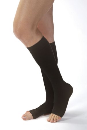Picture of Compression Stocking JOBST® Opaque Knee High Medium Black Open Toe115385