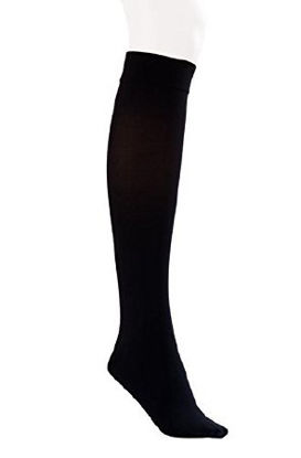 Picture of Compression Stocking JOBST® Opaque Knee High Medium Black Closed Toe115133