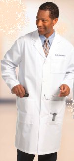 Picture of Lab Coat White Medium Knee Length Reusable471 M