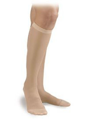 Picture of Compression Socks JOBST® Activa® Sheer Therapy Knee High Size B Black Closed ToeH2362