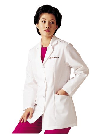 Picture of Lab Jacket White Size 8 Hip Length Reusable3194WWYSZ8