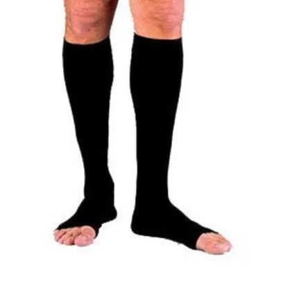 Picture of Compression Stocking Knee High X-Large Black Open Toe115373