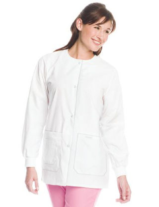 Picture of Warm-Up Jacket White Large Hip Length Reusable7533WWP