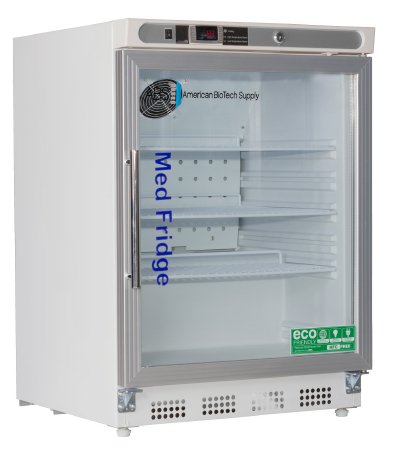 Picture of Undercounter Refrigerator ABS® Pharmaceutical 4.5 cu.ft. 1 Swing Glass Door Automatic DefrostPH-ABT-HC-UCBI-0404G