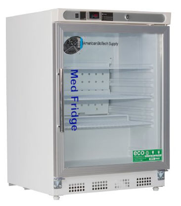 Picture of Undercounter Refrigerator ABS® Pharmaceutical 4.5 cu.ft. 1 Swing Glass Door Automatic DefrostPH-ABT-HC-UCBI-0404G