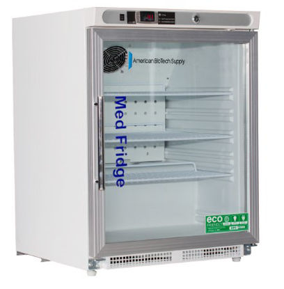 Picture of Undercounter Refrigerator ABS® Pharmaceutical 4.5 cu.ft. 1 Glass Door Automatic DefrostPH-ABT-HC-UCBI-0404G-ADA