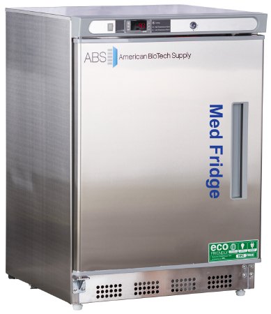 Picture of Undercounter Refrigerator ABS® Pharmaceutical 4.5 cu.ft. 1 Swing Door Automatic DefrostPH-ABT-HC-UCBI-0404SS-LH