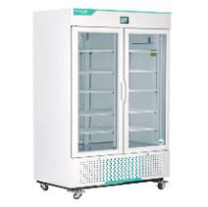 Picture of Upright Refrigerator Nor-Lake Scientific® White Diamond Series Laboratory Use 49 cu.ft. 2 Glass Doors Cycle DefrostNSWDR492WWG/0