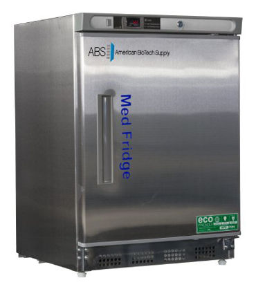Picture of Undercounter Refrigerator ABS® Pharmaceutical 4.5 cu.ft. 1 Swing Door Automatic DefrostPH-ABT-HC-UCBI-0404SS