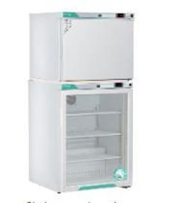 Picture of Refrigerator / Freezer Nor-Lake Scientific® White Diamond Series Laboratory Use 7 cu.ft. 2 Swing Doors Automatic / Cycle DefrostPRF072WWG/0A
