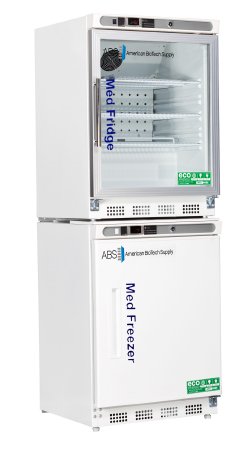 Picture of Refrigerator / Freezer ABS® Pharmaceutical 9 cu.ft. 2 Swing Glass Doors Cycle / Manual DefrostPH-ABT-HC-RFC9G
