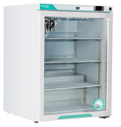 Picture of Undercounter Refrigerator Nor-Lake Scientific® Laboratory Use 5.2 cu.ft. 1 Glass Door Manual DefrostPR061WWG/0