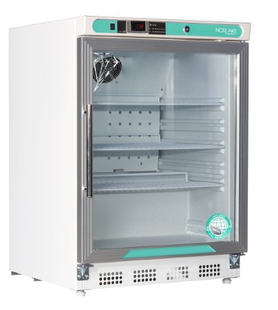 Picture of Undercounter Refrigerator Nor-Lake Scientific® Laboratory Use 4.5 cu.ft. 1 Glass Door Manual DefrostPR051WWG/0