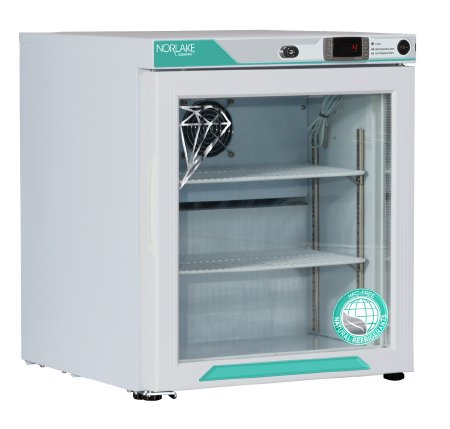 Picture of Refrigerator Nor-Lake Scientific® Laboratory Use 1 cu.ft. 1 Glass Door Manual DefrostPR011WWGLH/0