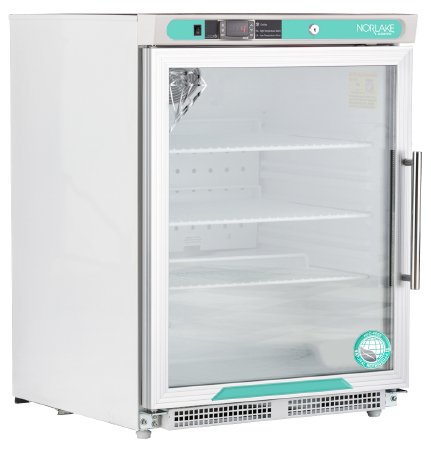 Picture of Refrigerator Nor-Lake Scientific® Laboratory Use 4.5 cu.ft. 1 Glass Door Manual DefrostPR051WWGADALH/0