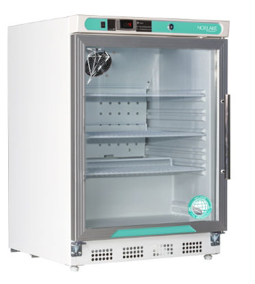 Picture of Undercounter Refrigerator Nor-Lake Scientific® Laboratory Use 4.5 cu.ft. 1 Glass Door Manual DefrostPR051WWGLH/0
